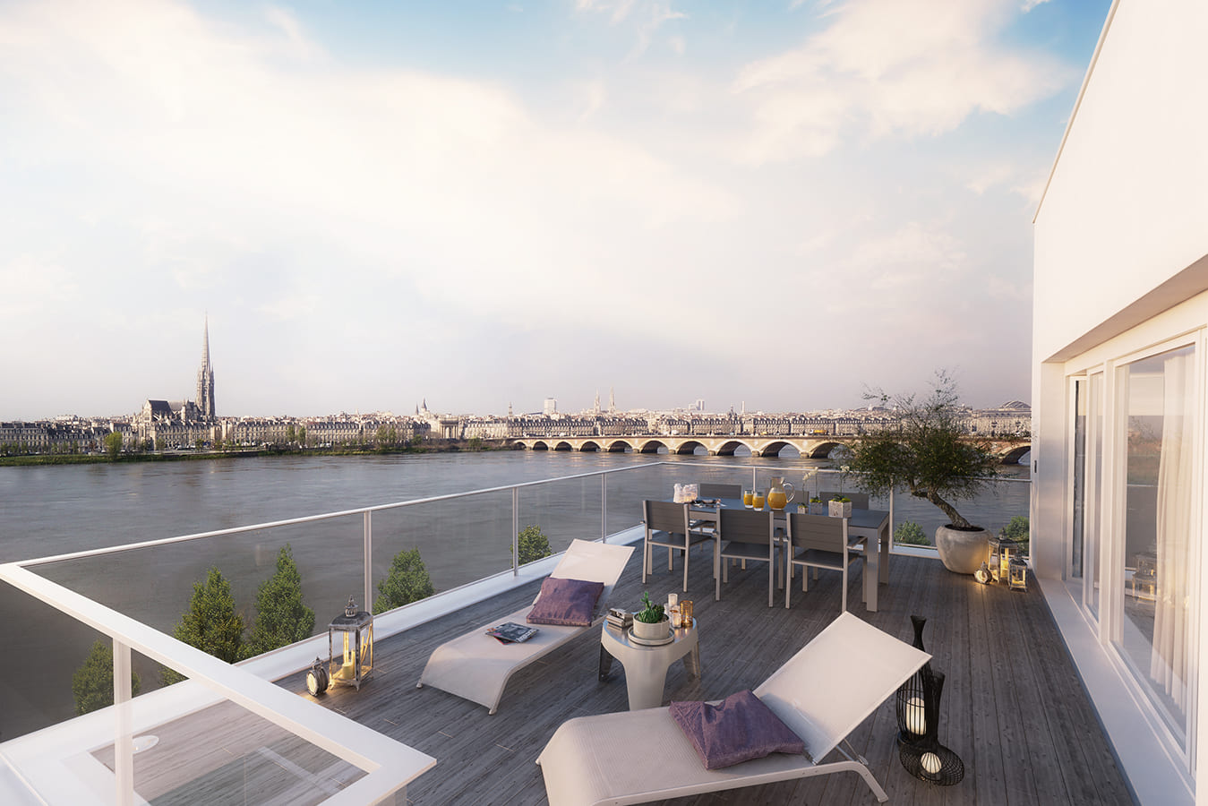 Terrasse de logement - Bordeaux Rive Droite - BNP