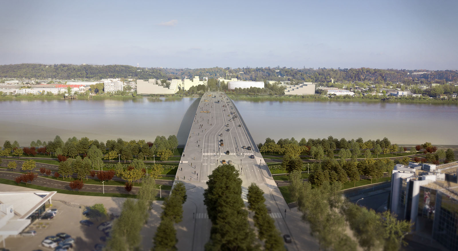 Pont Simone Veil - Bordeaux - OMA-Architecte